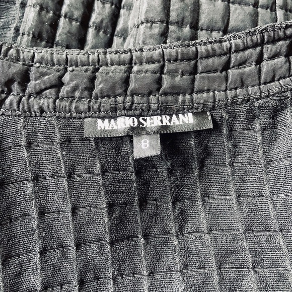 Mario Serrani black quilted blazer - Picture 7 of 9